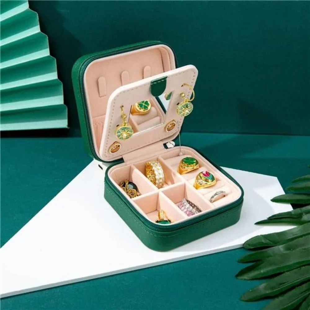 Travel jewelry case Travel jewelry box Travel Jewelry Organizer Small box Gift